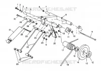 POSTERIORE COPPIA ARM (SKS) 500 SKS 0972564 and EUROPEAN 500 SKS E972564 (4938393839C007)