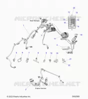 ELETTRICO, WIRE HARNESS,CHASSIS/FUSE BLOCK, ENGINE