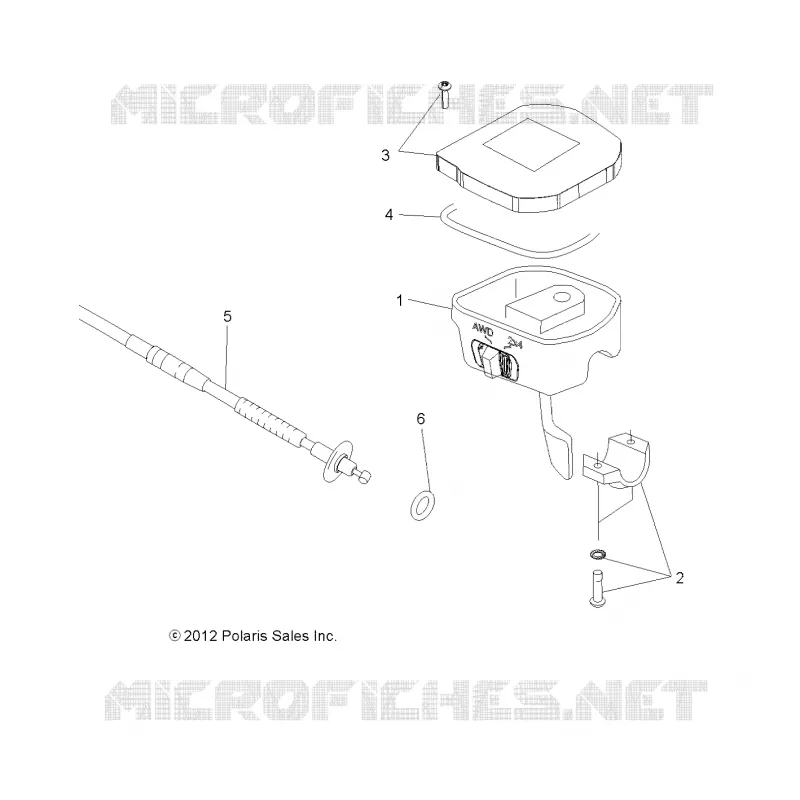 TIMONE, CONTROLS, THROTTLE ASM. AND CABLE