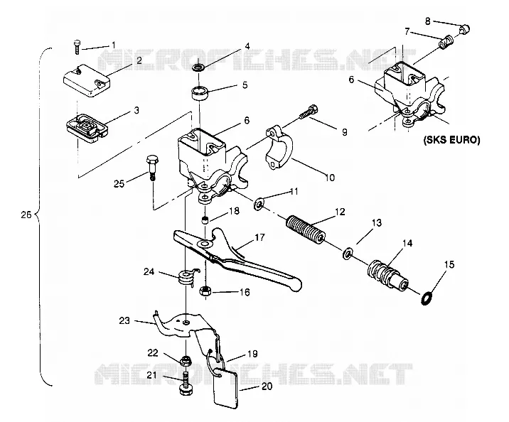 POMPA DI MONTAGGIO XLT 0950756, XLT SKS 0950556,  XLT SKS EURO E95055 (4928842884B012)