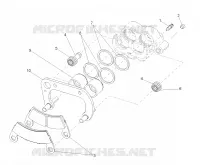 FRENO POSTERIORE CALIPER (BUILT 11/5/13 AND AFTER)