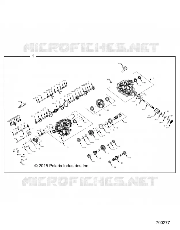 DRIVE TRAIN, PRINCIPALE SCATOLA INGRANAGGI INTERNALS