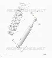 SUSPENSION, SHOCK ANTERIORE MOUNTING