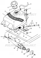 CARBURANTE TANK XPLORER 400L W97CC38C (4939753975A013)