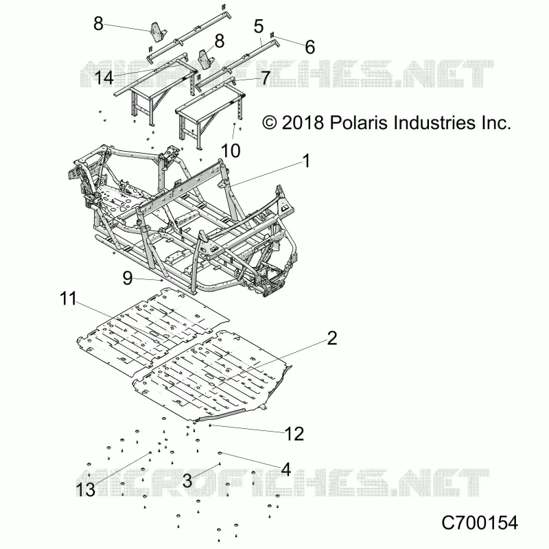 CHASSIS, MAIN FRAME AND SCIARED PLATES