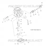 MOTORE, CARBURATORE, LOWER