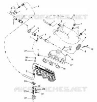 SISTEMA DI RAFFREDDAMENTO SLX 780 B964287 and Intl. SLX 780 I964287 (4937443744B008)