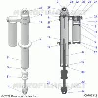 SOSPENSIONE POSTERIORE SHOCK INTERNALS