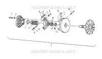 TRASMISSIONE FRIZIONE ASSEMBLY Trail Boss W958527 (4930323032B010)