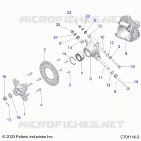 SUSPENSION, PORTAPACCHI POSTERIORE
