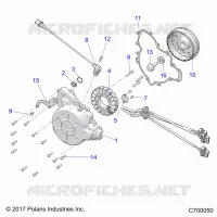 ENGINE, STATOR AND FLYRUOTA