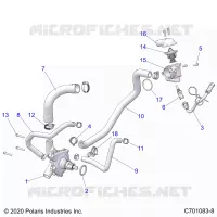 MOTORE, WATERPUMP AND BYPASS