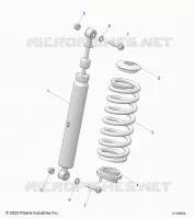SUSPENSION, SHOCK ANTERIORE MOUNTING