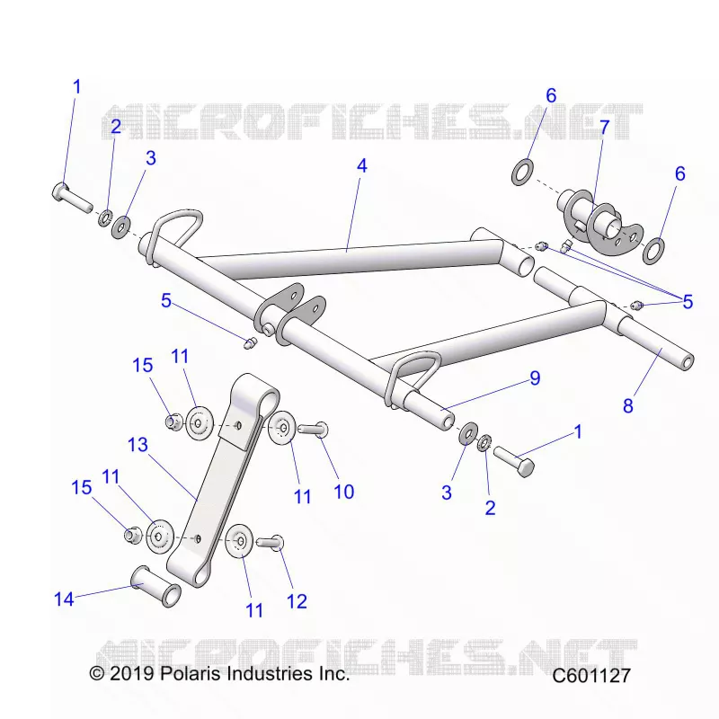 SUSPENSION, ANTERIORE COPPIA ARM