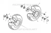 MEDIO RUOTA MONTAGGIO 6x6 400L, SWEDISH S948740 and  NORWEGIAN N948740 (4926812681028A)