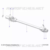 DRIVE TRAIN, FRONT PROP ALBERO