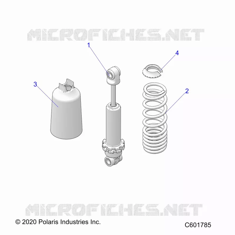 SUSPENSION, SHOCK ANTERIORE TRACK (7045511)