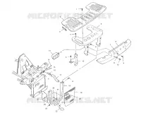 RACK ANTERIORE   PARAURTI MONTAGGIO