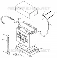 BATTERIA BOX SLT 700 B964166 and  Intl. SLT 700 I964166 (4933923392B005)