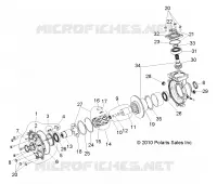 TRASMISSIONE, FRONT SCATOLA DEGLI INGRANAGGI INTERNALS
