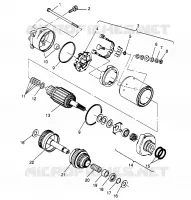 INIZIARE IL MONTAGGIO DEL MOTORE  SLX 780 B954287 (4933953395C006)