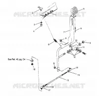 MONTAGGIO collegamento di turno Trail Blazer W947221 (4926832683B014)