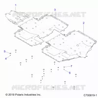 CHASSIS, SCIARED PLATES