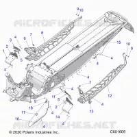 CHASSIS, PROTEZIONE FRIZIONE, FOOTRESTS, AND RUNNINGBOARDS