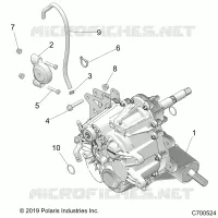 TRASMISSIONE, MAIN GEARCASE MOUNTING