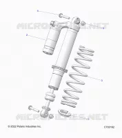 SUSPENSION, SHOCK ANTERIORE MOUNTING