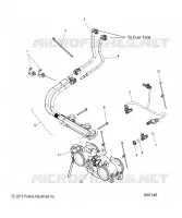 SISTEMA DI ALIMENTAZIONE CARBURANTE, RAIL, LINES AND CORPO FARFALLATO