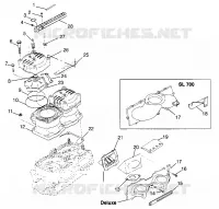 CILINDRO   COLLETTORE SL 700 B974071, INTL. SL 700 I974071, SL 700 DELUXE B97 (4940874087C005)