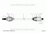 TRASMISSIONE, FRONT HALFSHAFT