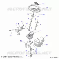 STEERING,INSIEME DELLO STERZO, EPS