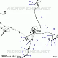 LINEE FRENO, FRONT