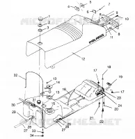 SEDILE   SERBATOIO DI GAS CLASSIC 0952865 (4935383538A008)
