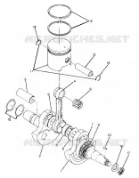 ALBERO MOTORE AND PISTON ASSEMBLY (4917741774037A)