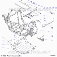 CHASSIS, MAIN FRAME AND SCIARED PLATES
