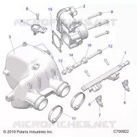 ENGINE, PRESA D'ARIA MANIFOLD