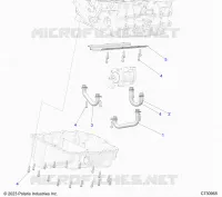 MOTORE, OIL TUBES