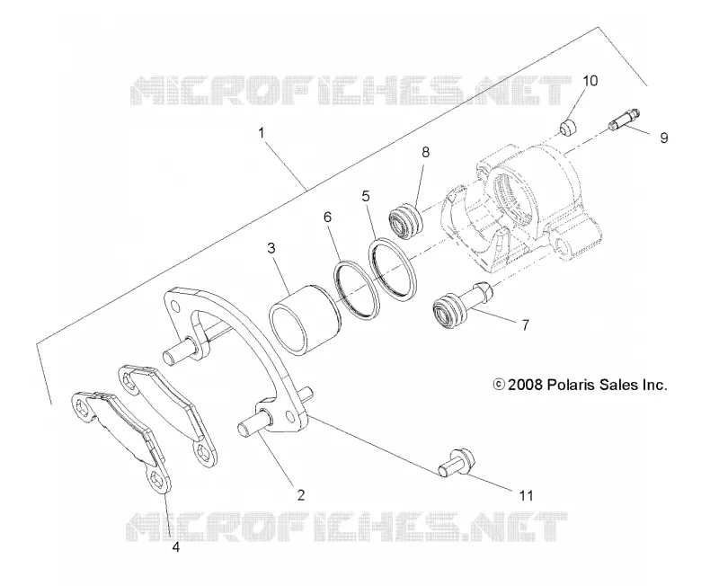 FRENO POSTERIORE CALIPER
