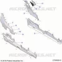 CARROZZERIA POSTERIORE, FENDERS, AND ROCKERS