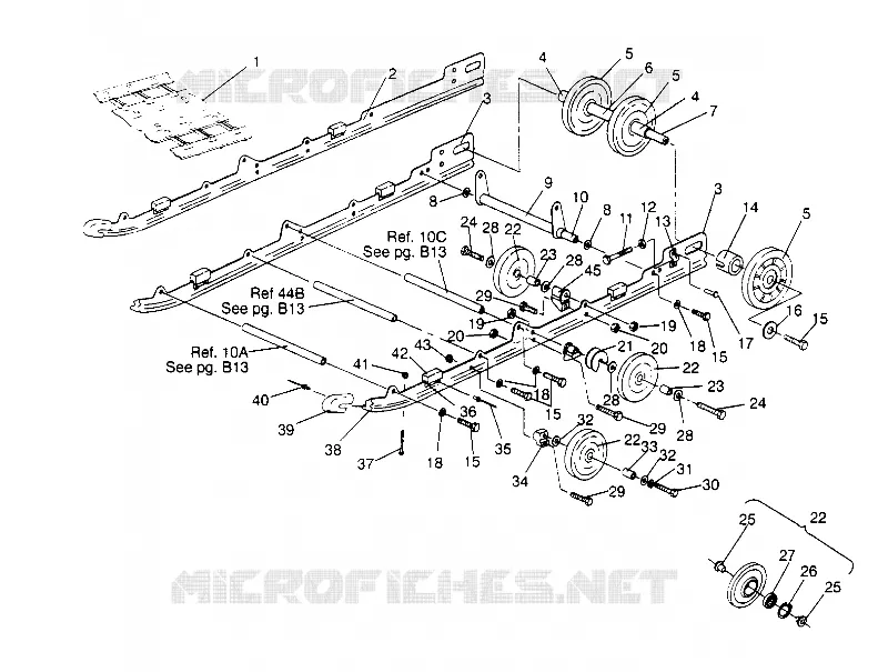 MONTAGGIO SOSPENSIONE Storm 0950782, Storm SKS 0950582,  Euro Storm E950782, (4929012901B011)
