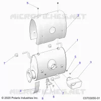 ENGINE, IMPIANTO DI SCARICO, SILENCER AND RELATED