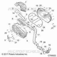 DRIVE TRAIN, COPERCHIO FRIZIONE AND DUCTING