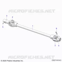 TRASMISSIONE, FRONT PROP SHAFT