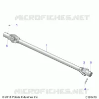 TRASMISSIONE, PROP SHAFT, FRONT