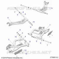SOSPENSIONE POSTERIORE CONTROL ARMS