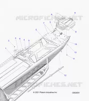 TELAIO, REAR, MISC. COVERS AND SNOWFLAP