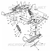SOSPENSIONI ANTERIORI and SCIARE 500 EFI 0963774 and EUROPEAN 500 EFI E963774 (4936183618B001)